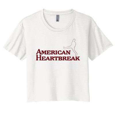 American Heartbreak Women's Crop Top Tee