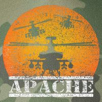 Apache Helicopter AH64 Attack Helicopters Pilot Sunset Legacy Tie Dye Trucker Hat