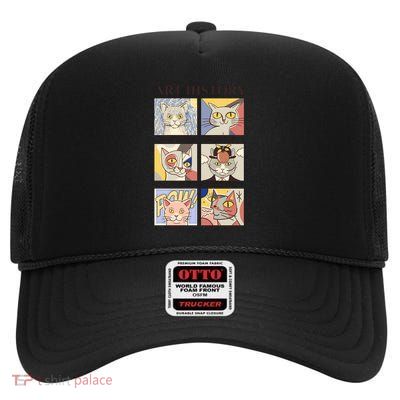 Art History High Crown Mesh Back Trucker Hat