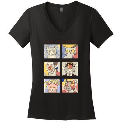 Art History Women's V-Neck T-Shirt