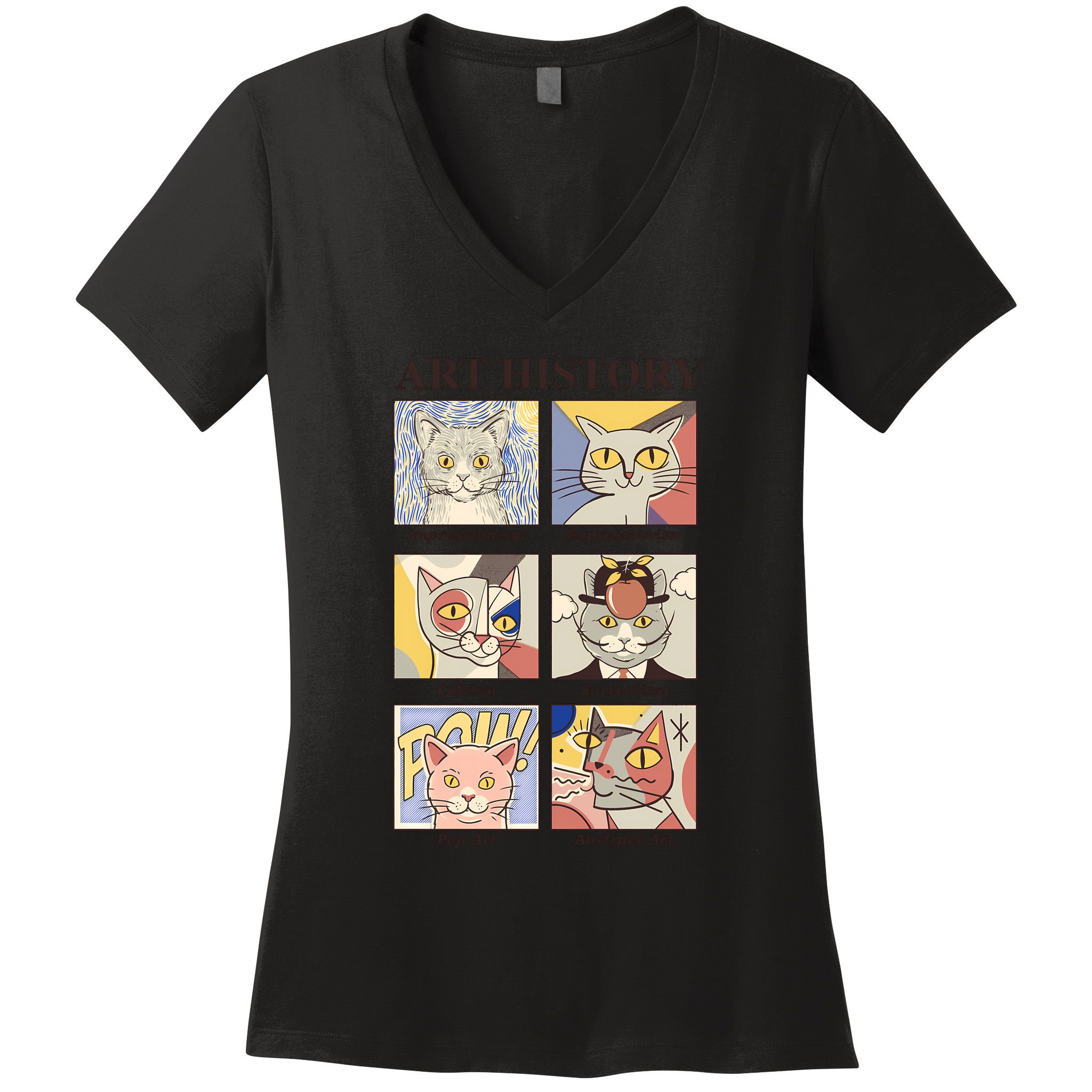 Art History Women's V-Neck T-Shirt