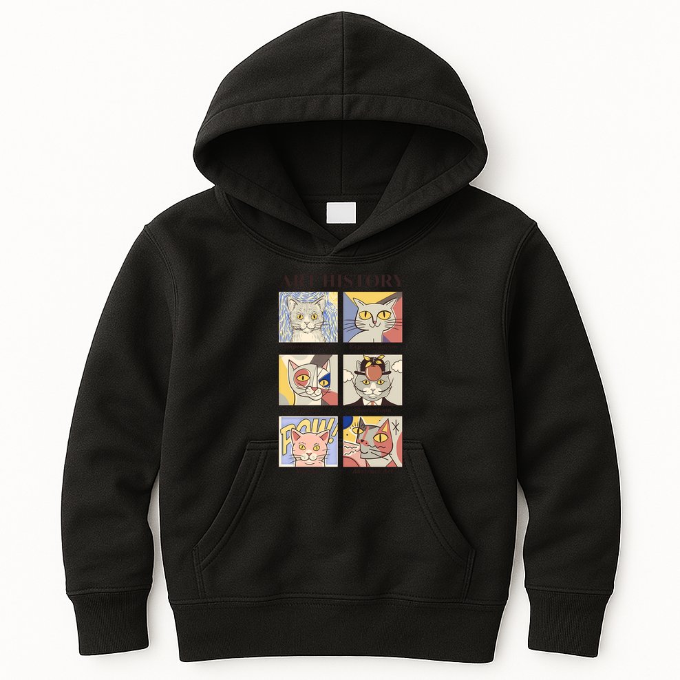 Art History Kids Hoodie