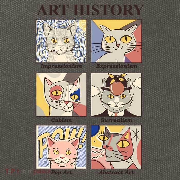 Art History Cotton Canvas Backpack