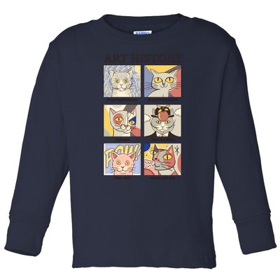 Art History Toddler Long Sleeve Shirt