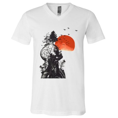 AlanS Hangover V-Neck T-Shirt