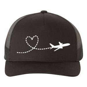 Airplane Hear Yupoong Adult 5-Panel Trucker Hat