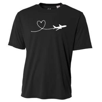 Airplane Hear Cooling Performance Crew T-Shirt