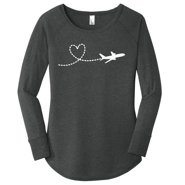 Airplane Hear Women's Perfect Tri Tunic Long Sleeve Shirt