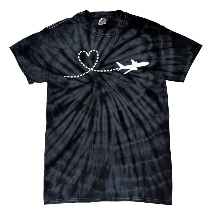 Airplane Hear Tie-Dye T-Shirt