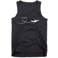 Airplane Hear Tank Top