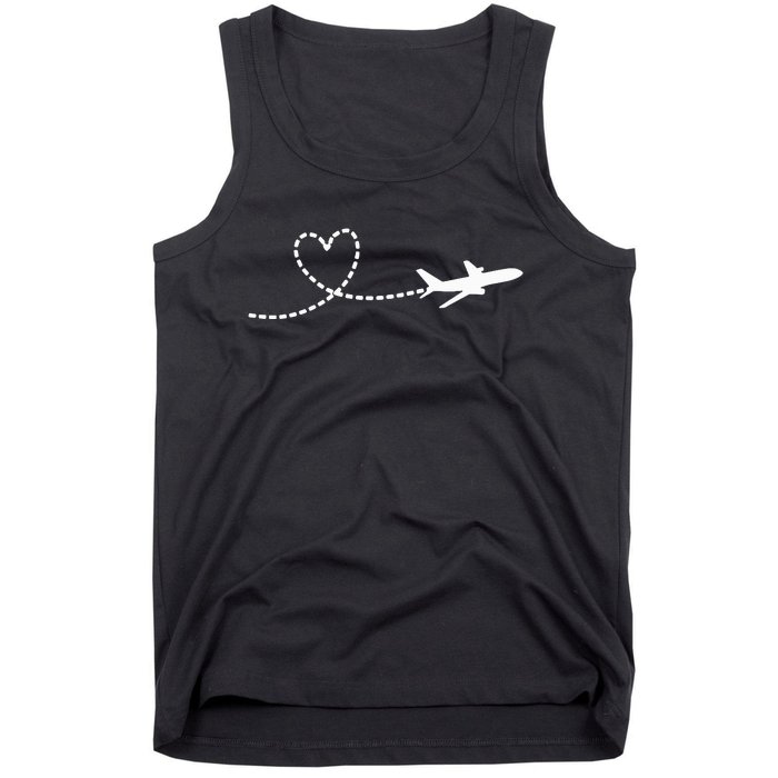 Airplane Hear Tank Top