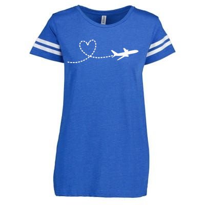 Airplane Hear Enza Ladies Jersey Football T-Shirt