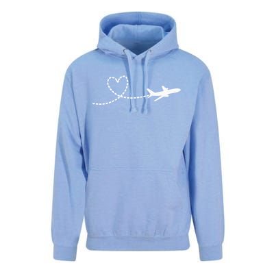 Airplane Hear Unisex Surf Hoodie