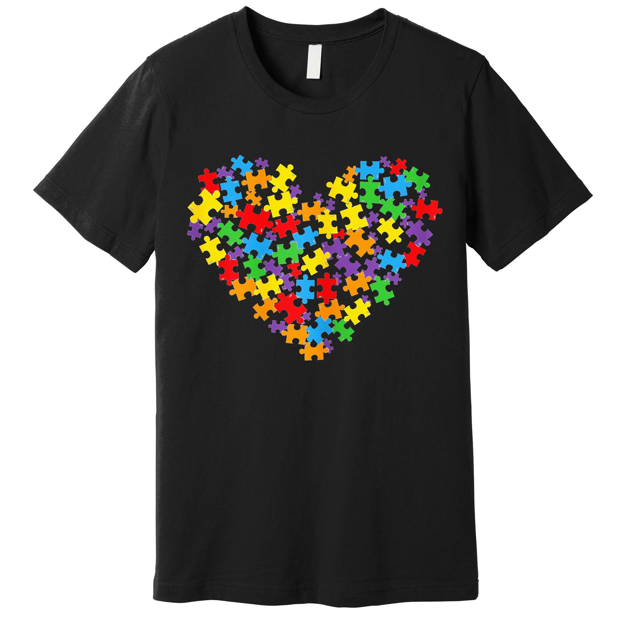 Autism Heart Autism puzzle proud Autism Mom Premium T-Shirt