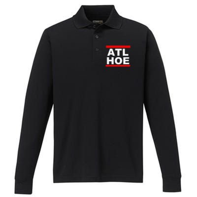 Atl Hoe Performance Long Sleeve Polo