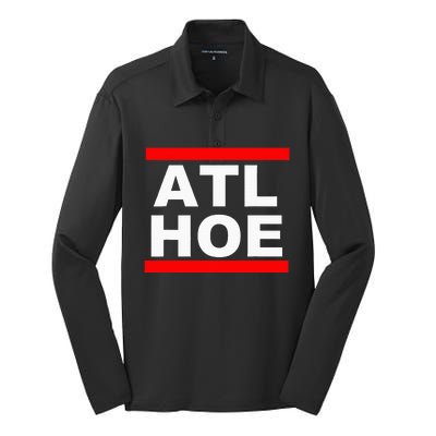 Atl Hoe Silk Touch Performance Long Sleeve Polo