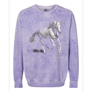 Arabian Horse Colorblast Crewneck Sweatshirt