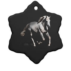 Arabian Horse Ceramic Star Ornament