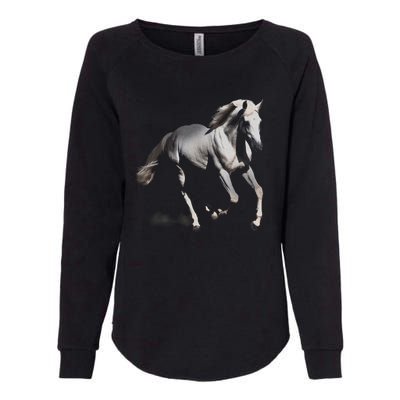 Arabian Horse Womens California Wash Sweatshirt