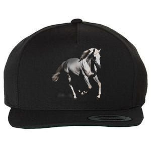 Arabian Horse Wool Snapback Cap