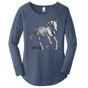 Arabian Horse Women's Perfect Tri Tunic Long Sleeve Shirt