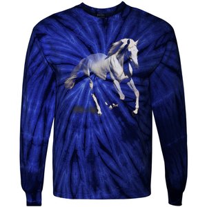 Arabian Horse Tie-Dye Long Sleeve Shirt