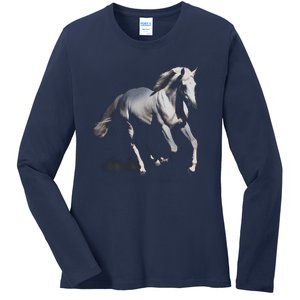 Arabian Horse Ladies Long Sleeve Shirt