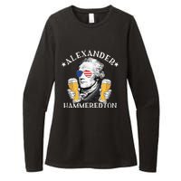 Alexander Hammeredton Alexander Hamilton Beer Drinking Party Womens CVC Long Sleeve Shirt