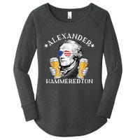 Alexander Hammeredton Alexander Hamilton Beer Drinking Party Women's Perfect Tri Tunic Long Sleeve Shirt