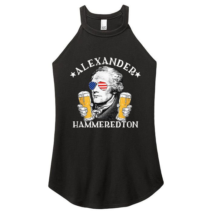 Alexander Hammeredton Alexander Hamilton Beer Drinking Party Women's Perfect Tri Rocker Tank