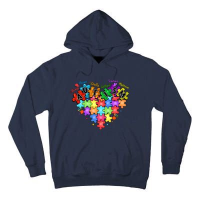 Autism Heart Autism Awareness Month Advocate Tall Hoodie