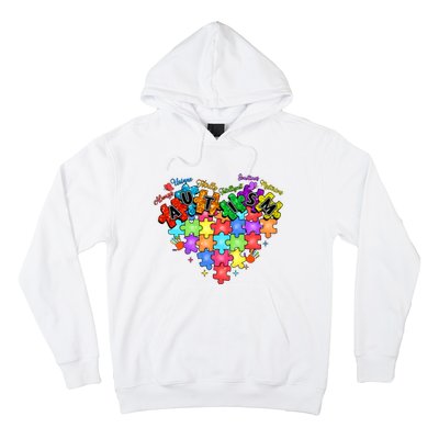 Autism Heart Autism Awareness Month Advocate Hoodie