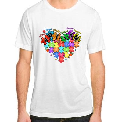 Autism Heart Autism Awareness Month Advocate Adult ChromaSoft Performance T-Shirt