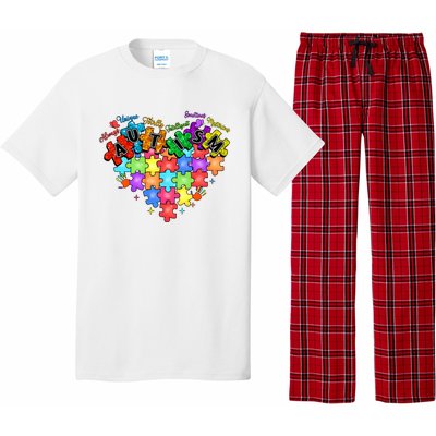 Autism Heart Autism Awareness Month Advocate Pajama Set