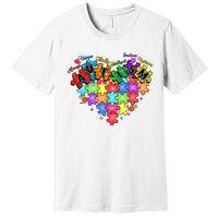 Autism Heart Autism Awareness Month Advocate Premium T-Shirt