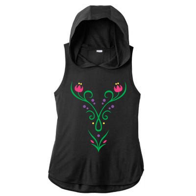 Adventurous Heroine Ladies PosiCharge Tri-Blend Wicking Draft Hoodie Tank