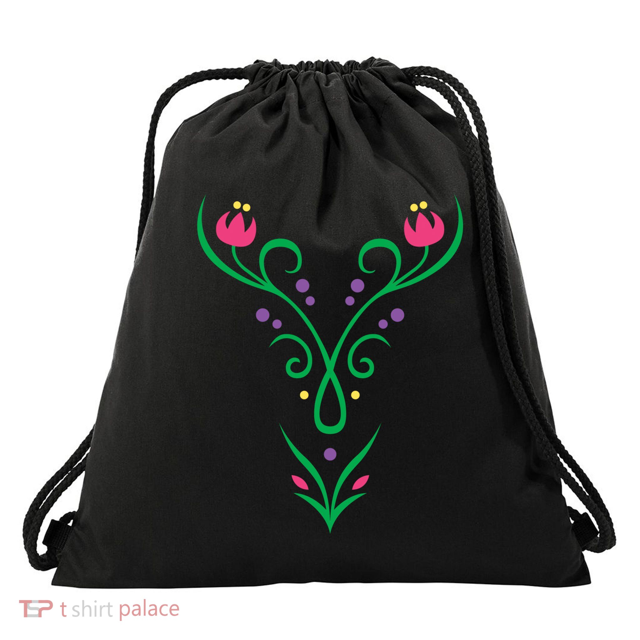Adventurous Heroine Drawstring Bag