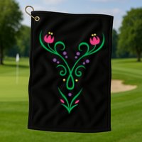 Adventurous Heroine Golf Towel