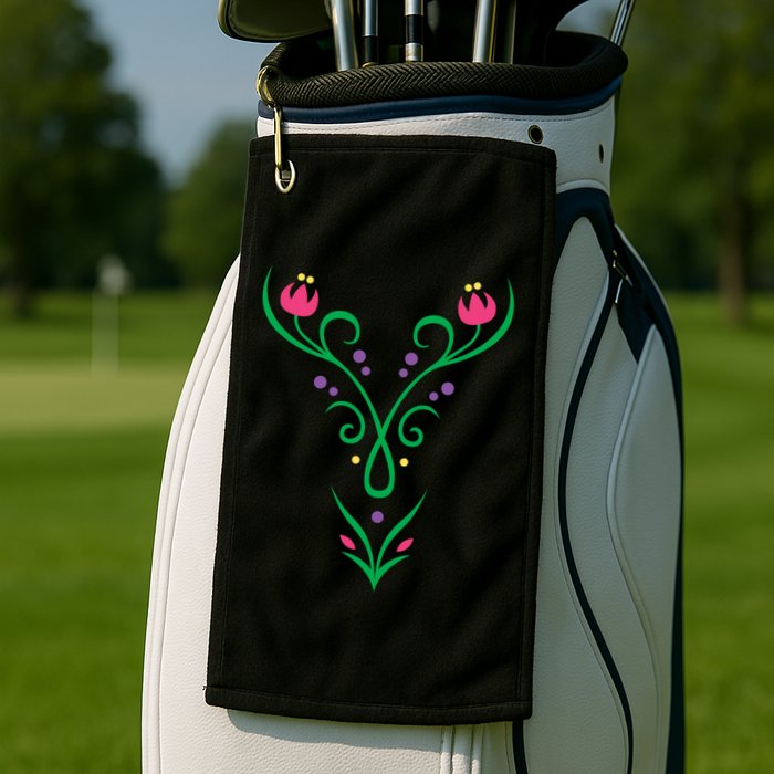 Adventurous Heroine Golf Towel