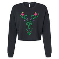Adventurous Heroine Cropped Pullover Crew