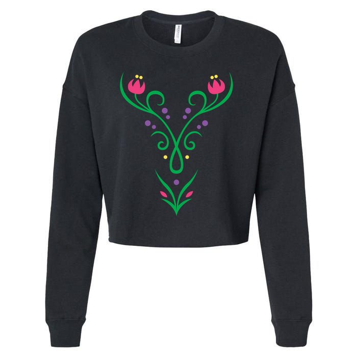 Adventurous Heroine Cropped Pullover Crew