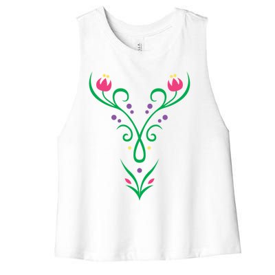 Adventurous Heroine Women's Racerback Cropped Tank