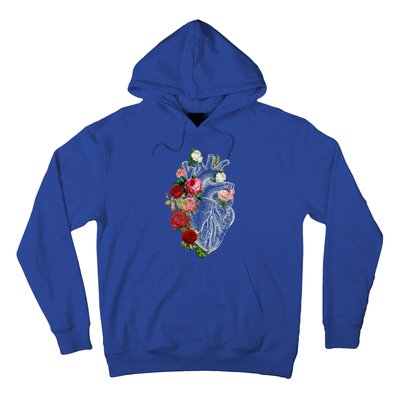 Anatomical Heart And Flowers Show Your Love Gift Hoodie