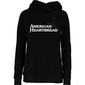 American Heartbreak Womens Funnel Neck Pullover Hood