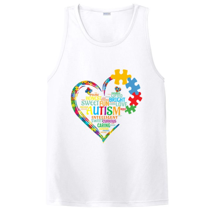 Autism Heart Autism Awareness For Autism Mom  PosiCharge Competitor Tank