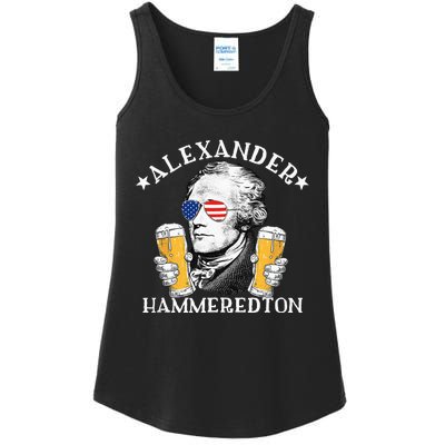 Alexander Hammeredton Alexander Hamilton Beer Drinking Party Ladies Essential Tank