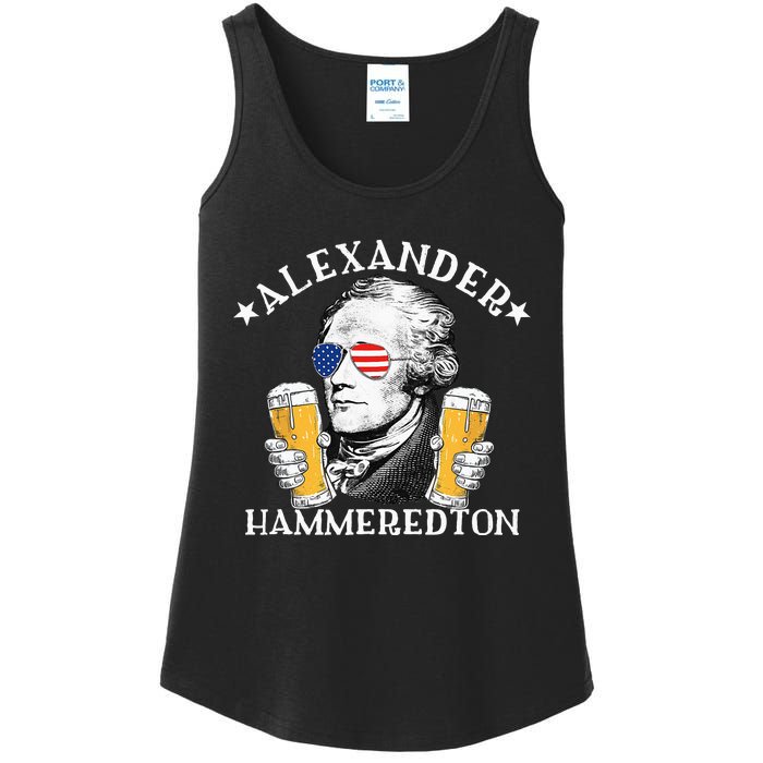 Alexander Hammeredton Alexander Hamilton Beer Drinking Party Ladies Essential Tank