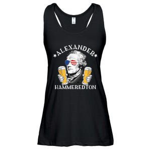 Alexander Hammeredton Alexander Hamilton Beer Drinking Party Ladies Essential Flowy Tank