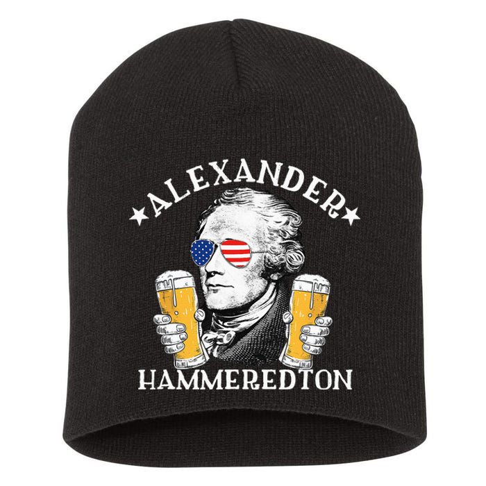 Alexander Hammeredton Alexander Hamilton Beer Drinking Party Short Acrylic Beanie