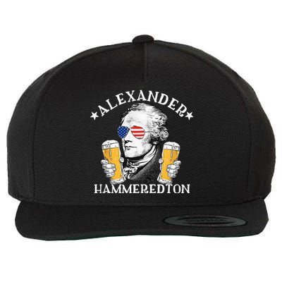 Alexander Hammeredton Alexander Hamilton Beer Drinking Party Wool Snapback Cap